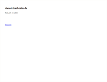Tablet Screenshot of dienste.karlsruhe.de